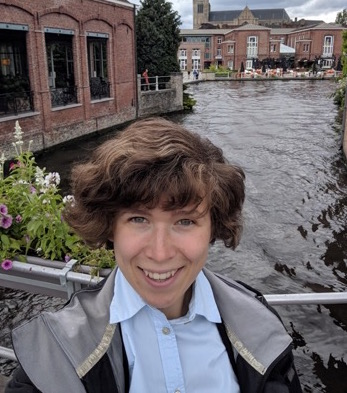 Mireille Pardon, Ph.D. Candidate, History Department, in Bruges, June 2019