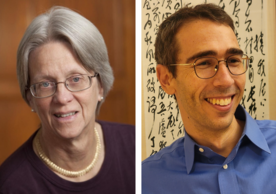 Headshots of Professors Susan Rose-Ackerman and Lucas Bender