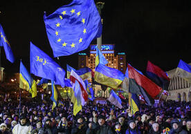 Ukrainians rally in support of EU integration, Kyiv, Dec. 2, 2013. GLEB GARANICH/REUTERS